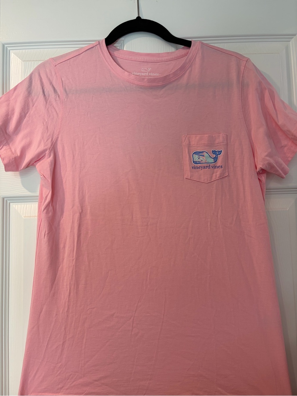 Vineyard Vines Light Pink Logo Crew Neck Tee